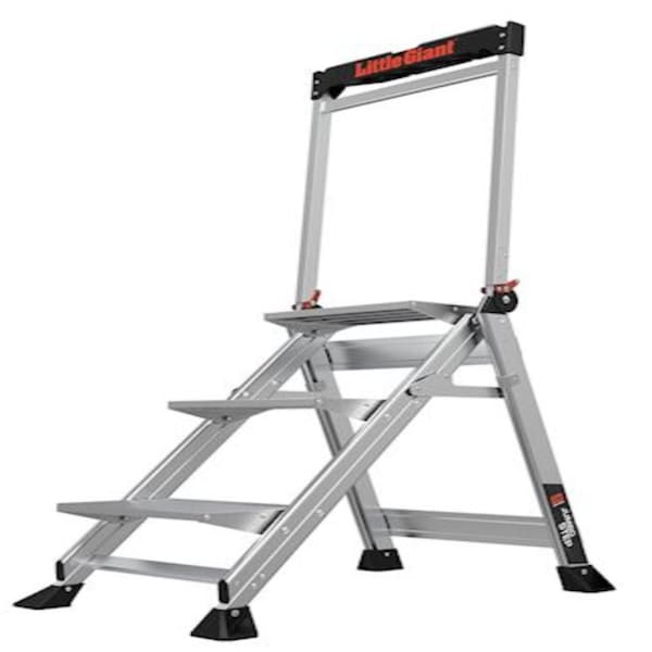 Little Giant Ladders Little Giant Jumbo 3.5 ft. H Aluminum Step Ladder Type IAA 375 lb. capacity 11903-002 - main